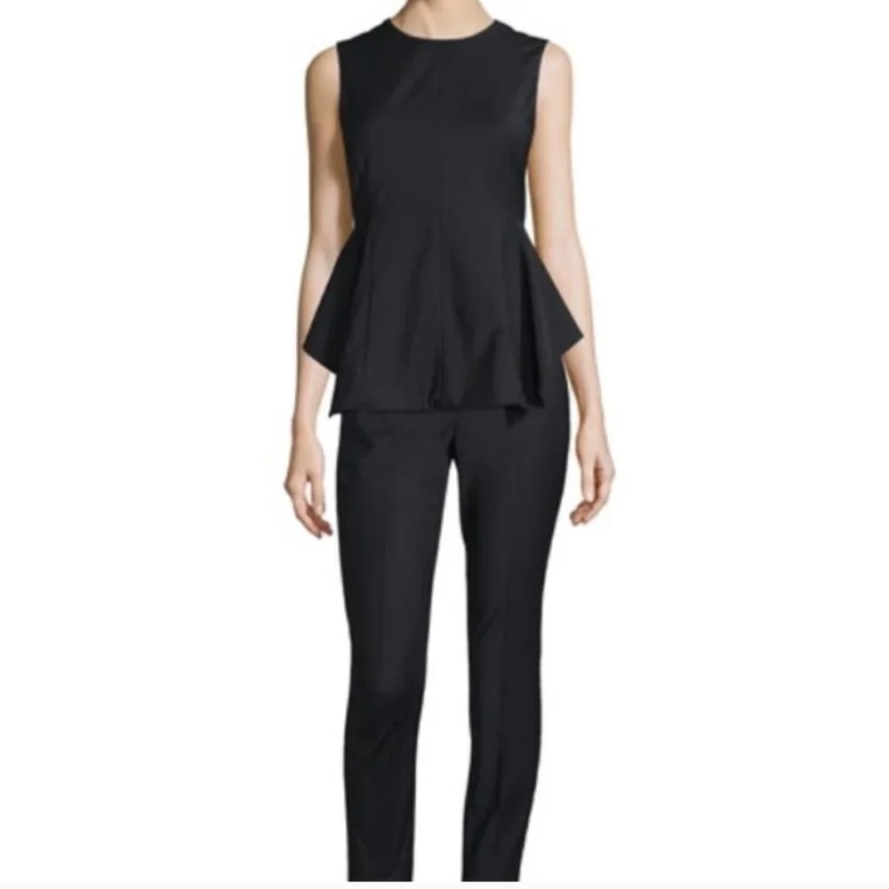 Theory Kalsing D Peplum Top Sz P (00-0) - Picture 4 of 8